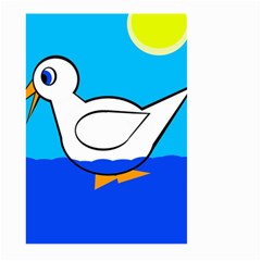 White Duck Large Garden Flag (two Sides)