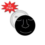 Sleeping face 1.75  Buttons (10 pack)