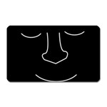 Sleeping face Magnet (Rectangular)