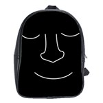 Sleeping face School Bags (XL) 