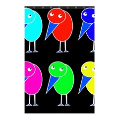Colorful Birds Shower Curtain 48  X 72  (small)  by Valentinaart
