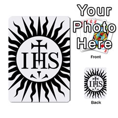 Society Of Jesus Logo (jesuits) Multi-purpose Cards (rectangle) 