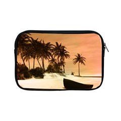 Wonderful Sunset Over The Beach, Tropcal Island Apple Ipad Mini Zipper Cases by FantasyWorld7