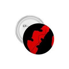 Black And Red Lizard  1 75  Buttons by Valentinaart