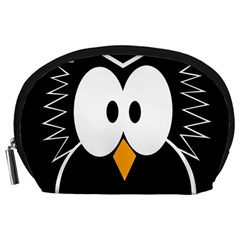 Black Owl Accessory Pouches (large)  by Valentinaart