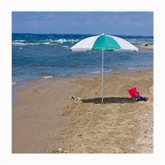 Beach Umbrella Glasses Cloth (medium) by PhotoThisxyz