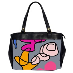 Colorful Abstract Design By Moma Office Handbags (2 Sides)  by Valentinaart