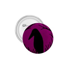 Halloween Raven - Magenta 1 75  Buttons by Valentinaart