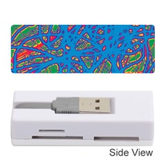 Colorful Neon Chaos Memory Card Reader (stick)  by Valentinaart
