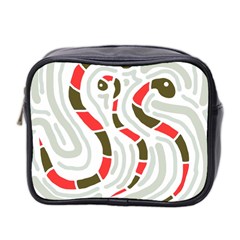 Snakes Family Mini Toiletries Bag 2-side by Valentinaart