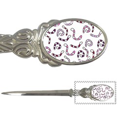 Purple Worms Letter Openers by Valentinaart