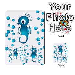 Seahorsesb Multi-purpose Cards (rectangle)  by vanessagf