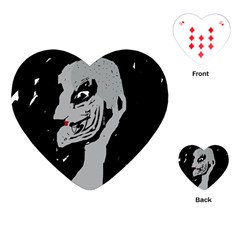 Horror Playing Cards (heart)  by Valentinaart