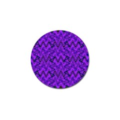 Purple Wavey Squiggles Golf Ball Marker (10 Pack) by BrightVibesDesign
