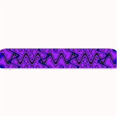 Purple Wavey Squiggles Small Bar Mats by BrightVibesDesign