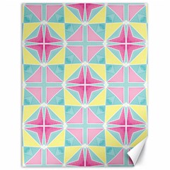 Pastel Block Tiles Pattern Canvas 18  X 24  