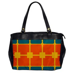 Squares And Rectangles                                                                                                			oversize Office Handbag by LalyLauraFLM