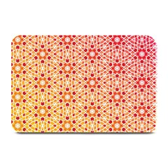 Orange Ombre Mosaic Pattern Plate Mats