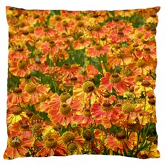 Helenium Flowers And Bees Standard Flano Cushion Case (one Side) by GiftsbyNature