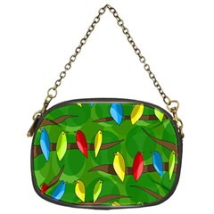 Parrots Flock Chain Purses (one Side)  by Valentinaart