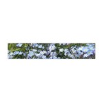 Little Blue Forget-me-not flowers Flano Scarf (Mini) Front