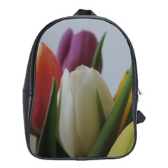 Colored By Tulips School Bags (xl)  by picsaspassion