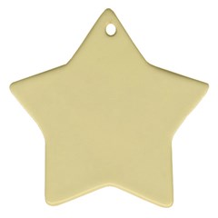 Gold Yellow Color Design Ornament (star)  by picsaspassion