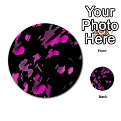 Painter Was Here - Magenta Multi-purpose Cards (round) 