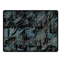 Blue Town Fleece Blanket (small)