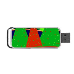 Magical Xmas Night Portable Usb Flash (one Side) by Valentinaart