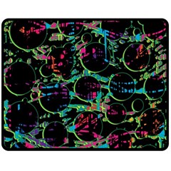 Graffiti Style Design Fleece Blanket (medium)  by Valentinaart