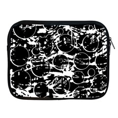 Black And White Confusion Apple Ipad 2/3/4 Zipper Cases by Valentinaart