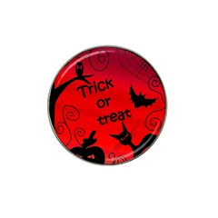 Trick Or Treat - Halloween Landscape Hat Clip Ball Marker (10 Pack) by Valentinaart