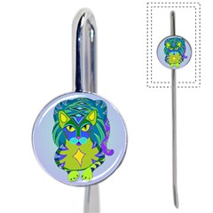 Peacock Tabby Book Mark by jbyrdyoga