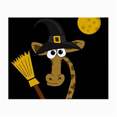 Halloween Giraffe Witch Small Glasses Cloth (2-side)