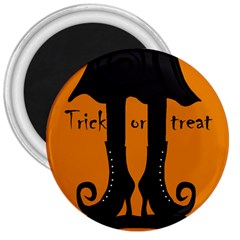 Halloween - Witch Boots 3  Magnets by Valentinaart