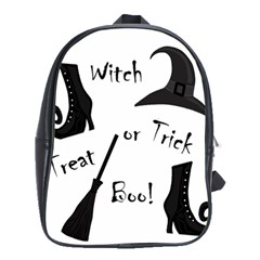 Halloween Witch School Bags(large)  by Valentinaart