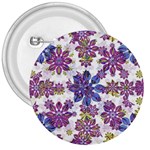 Stylized Floral Ornate Pattern 3  Buttons