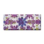 Stylized Floral Ornate Pattern Hand Towel