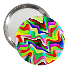 Irritation Colorful Dream 3  Handbag Mirrors by designworld65