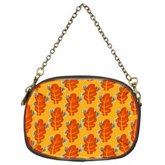 Bugs Eat Autumn Leaf Pattern Chain Purses (two Sides)  by CreaturesStore