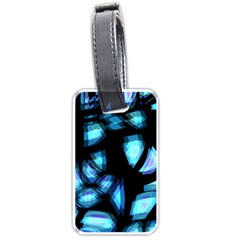 Blue Light Luggage Tags (two Sides) by Valentinaart