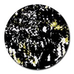 Little bit of yellow Round Mousepads