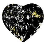 Little bit of yellow Ornament (Heart)  Front