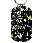 Little bit of yellow Dog Tag (One Side)