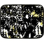 Little bit of yellow Double Sided Fleece Blanket (Mini) 