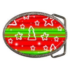 Christmas Pattern Belt Buckles by Valentinaart