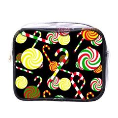 Xmas Candies  Mini Toiletries Bags by Valentinaart