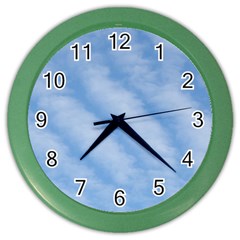 Wavy Clouds Color Wall Clocks by GiftsbyNature