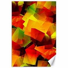 Indian Summer Cubes Canvas 20  X 30   by designworld65